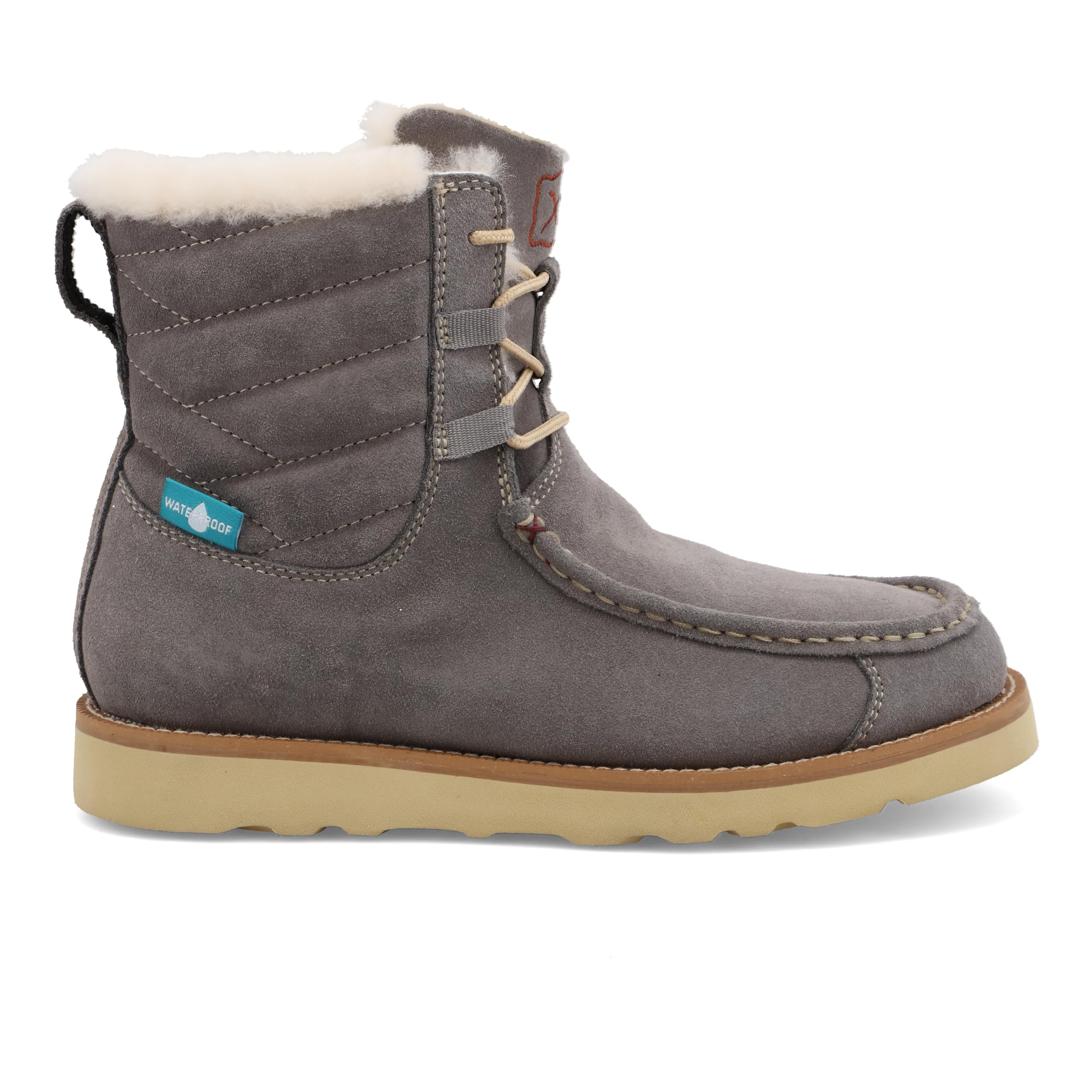 WOMENS TWISTED X 6" GREY WEDGE SOLE BOOT - Image 4